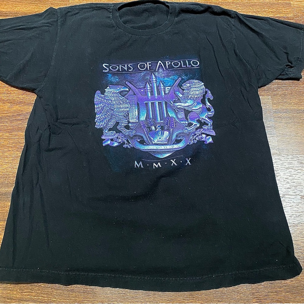 Sons of Apollo MMXX World Tour Shirt XL Black Band Tee 2020 Dates Metal Rock